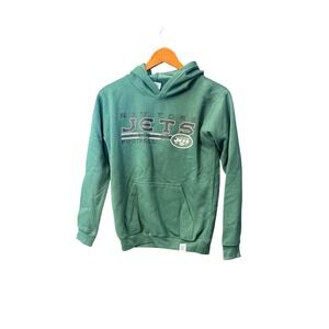 NFL Team Apparel New‎ York Jets Hoodie Pullover Football Green Youth M NWT